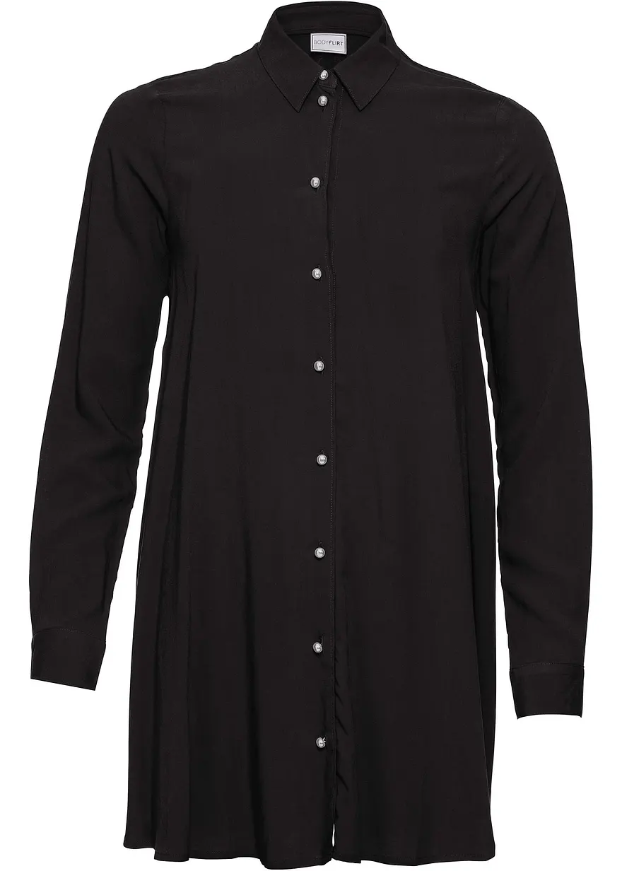 Bluse mit Perlenknopfleiste