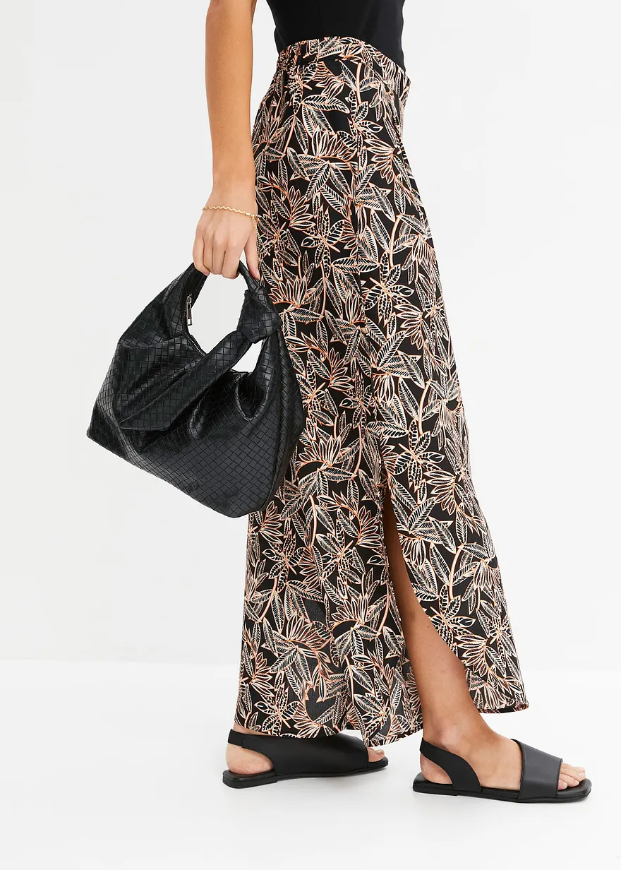 Palazzo-Hose mit Schlitz