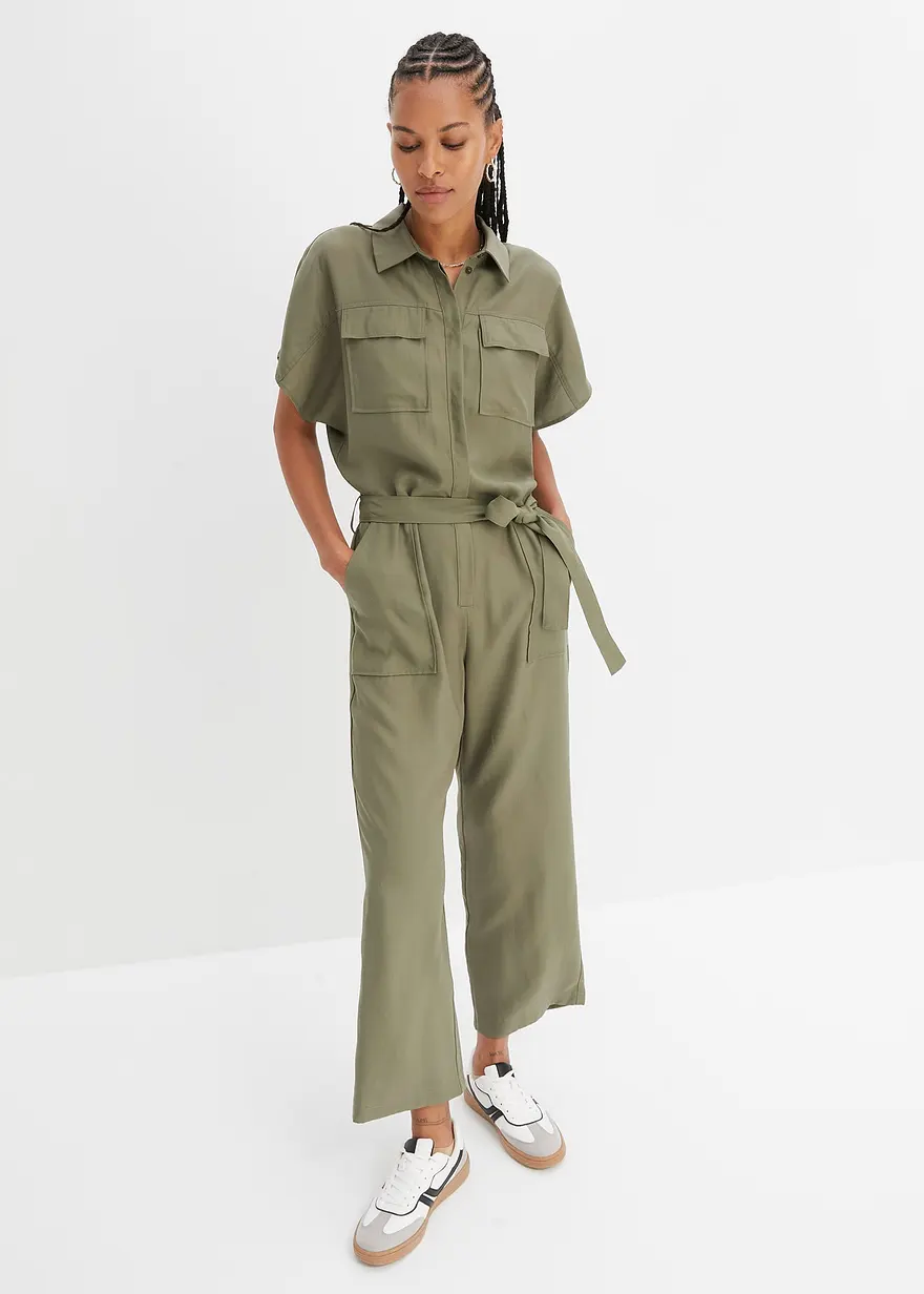 Jumpsuit aus fließendem Lyocell
