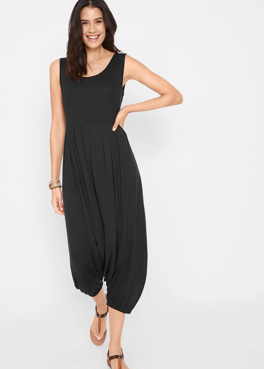 Jersey-Jumpsuit aus Viskose-Mix