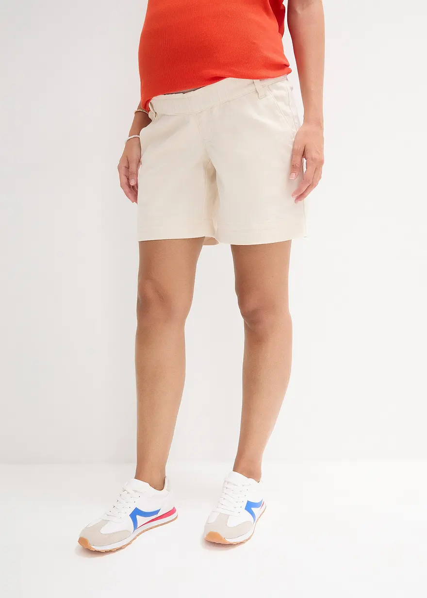 Umstandsshorts mit Bio-Baumwolle