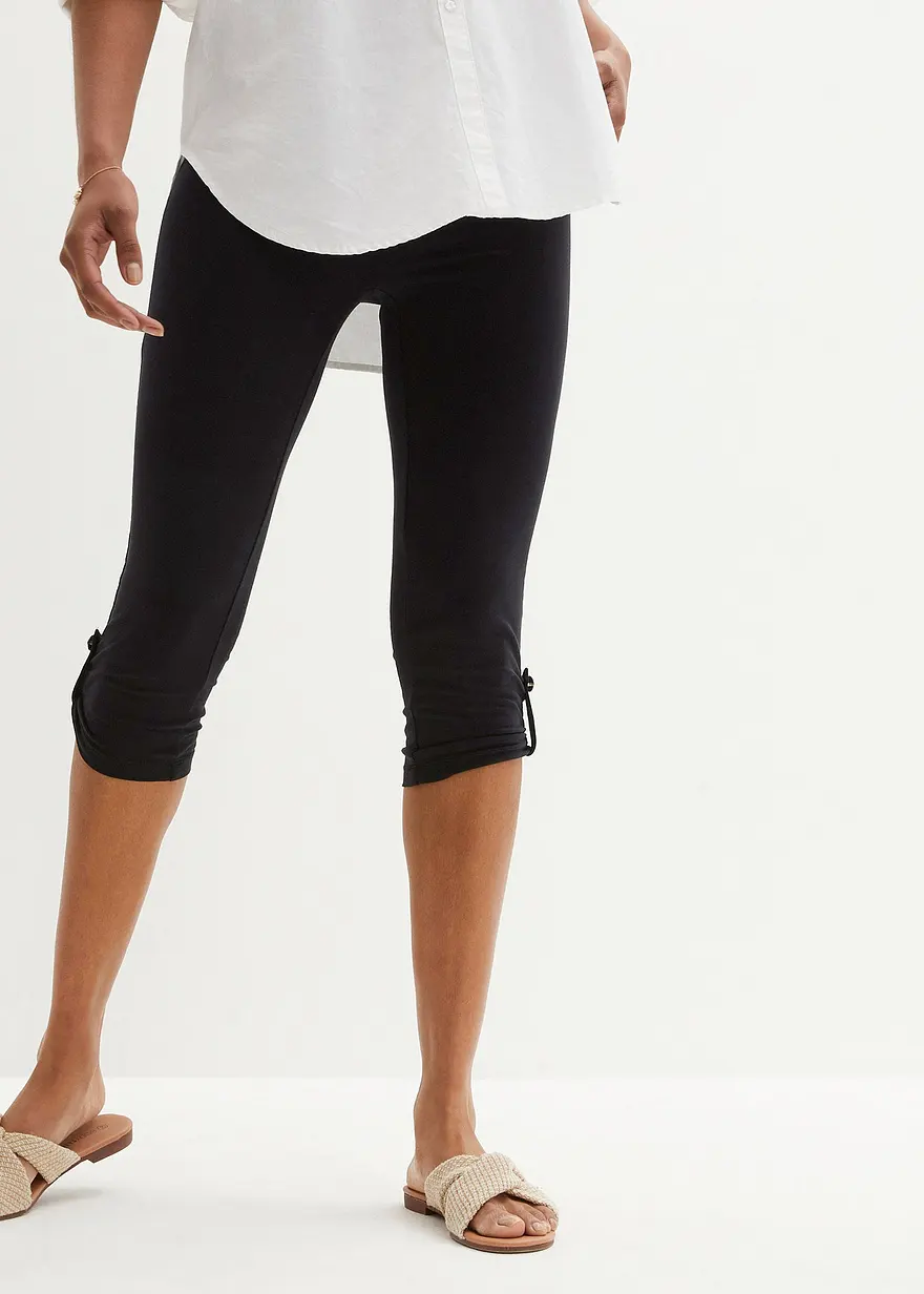 Capri-Leggings aus Bio-Baumwolle