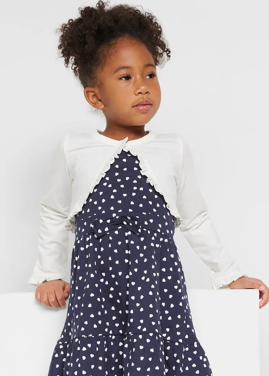 Jersey-Bolero mit Bio-Baumwolle