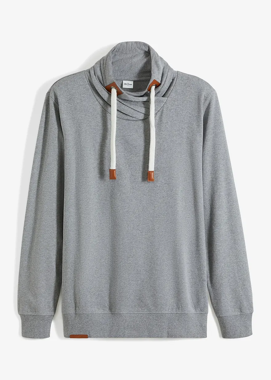 Sweatshirt mit Schalkragen