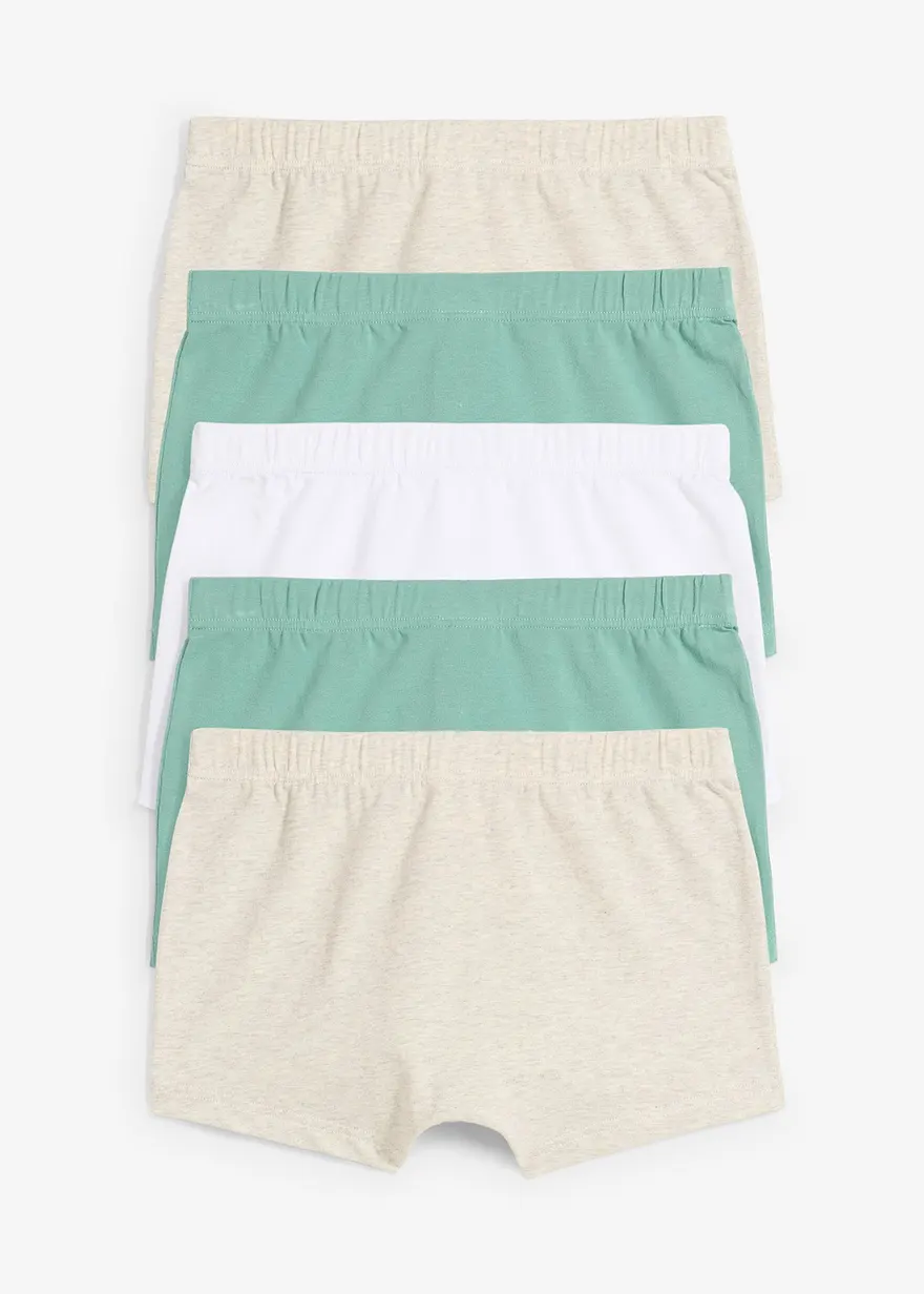Boxershorts mit weicher Bio-Baumwolle (5er Pack)