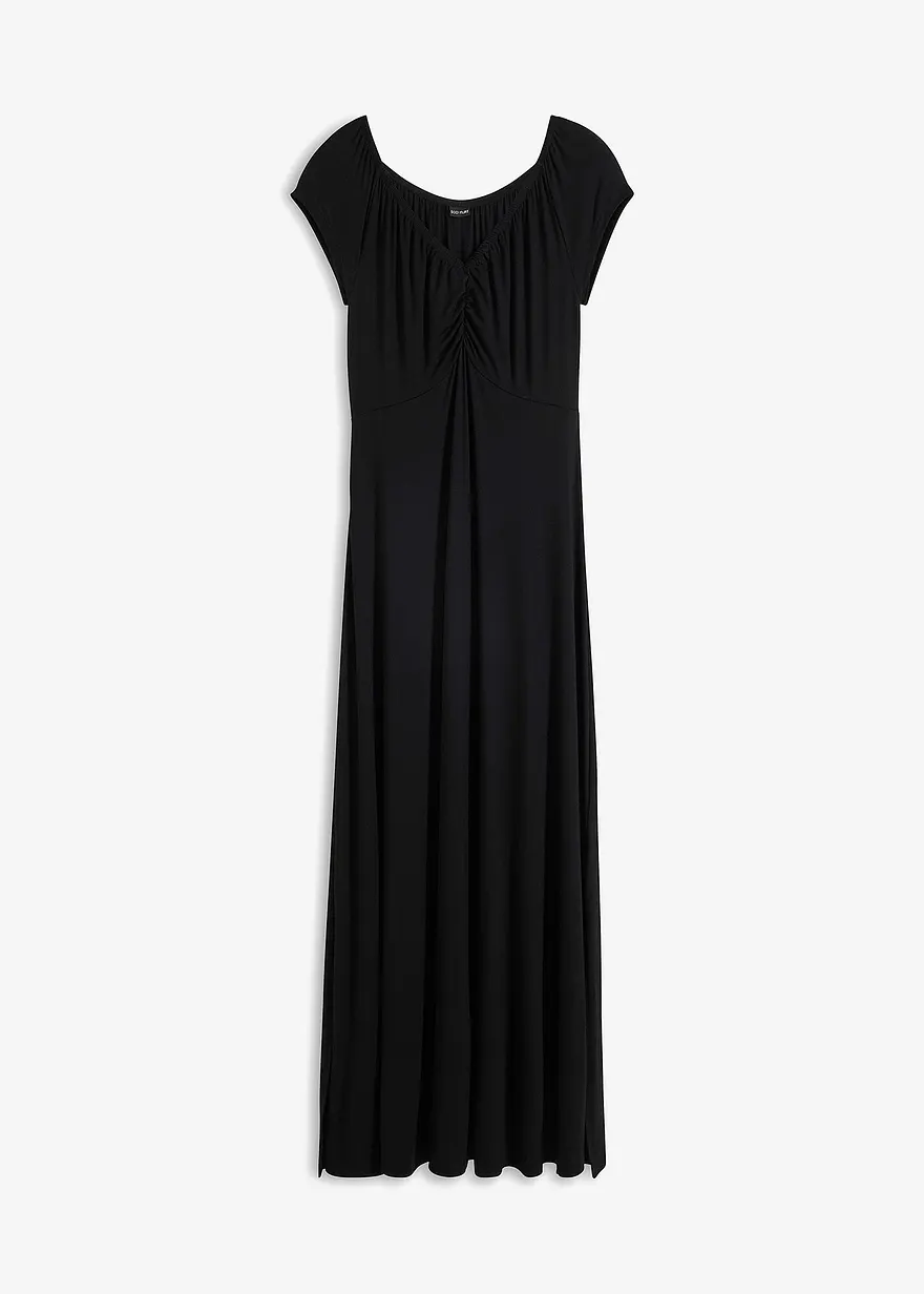 Maxikleid mit Raffung