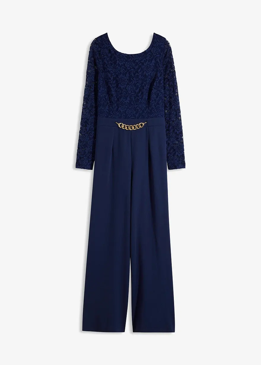 Overall mit Spitze und Ketten-Detail