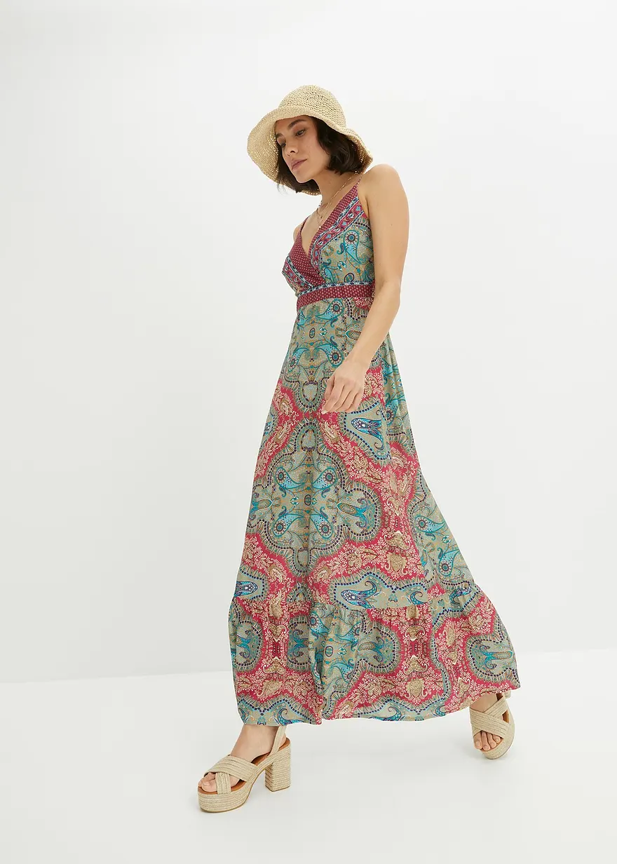 bedrucktes Midikleid