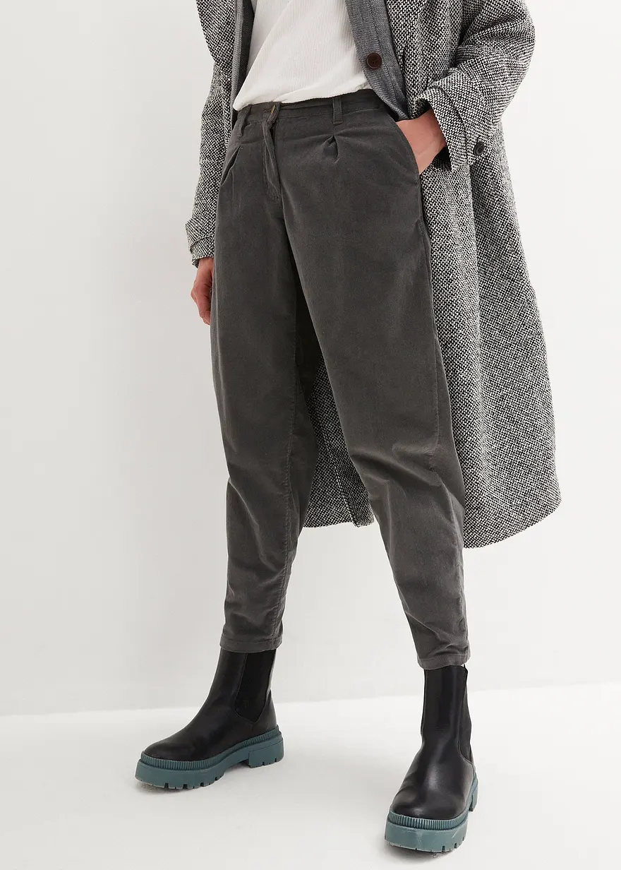 Cordhose mit Bio-Baumwolle, Balloon-Fit