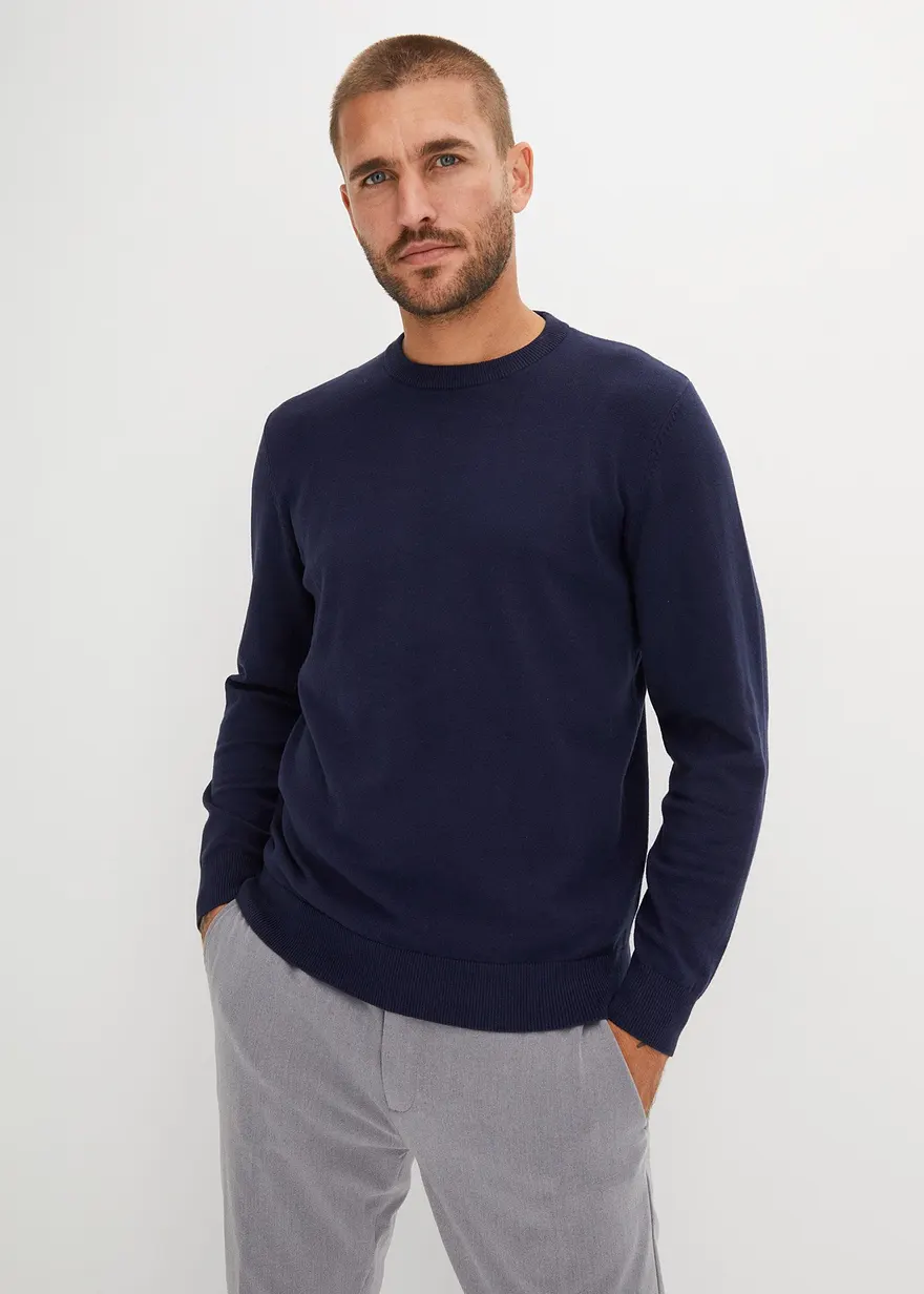 Feinstrickpullover in Regular Fit