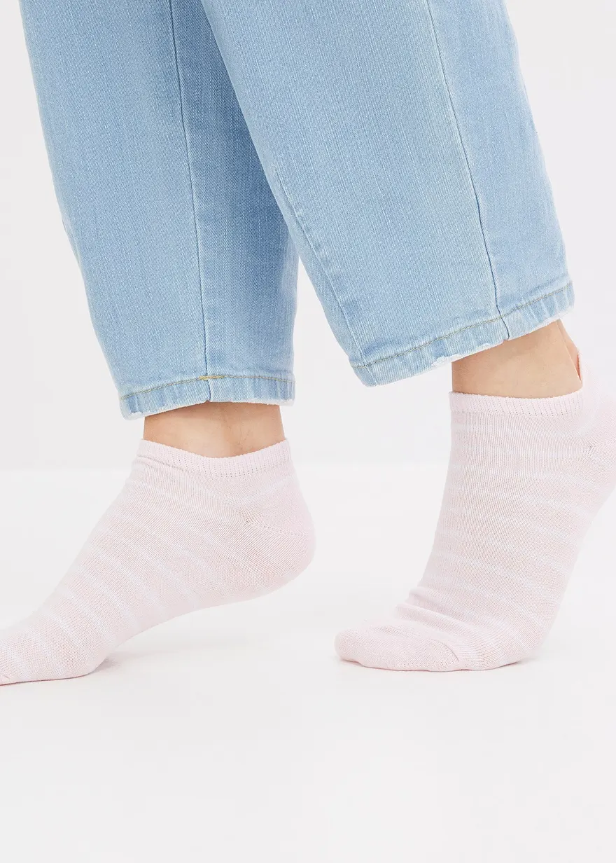 Sneakersocken mit Bio-Baumwolle (5er Pack)
