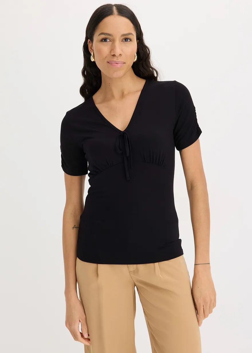 Shirt mit Raffung