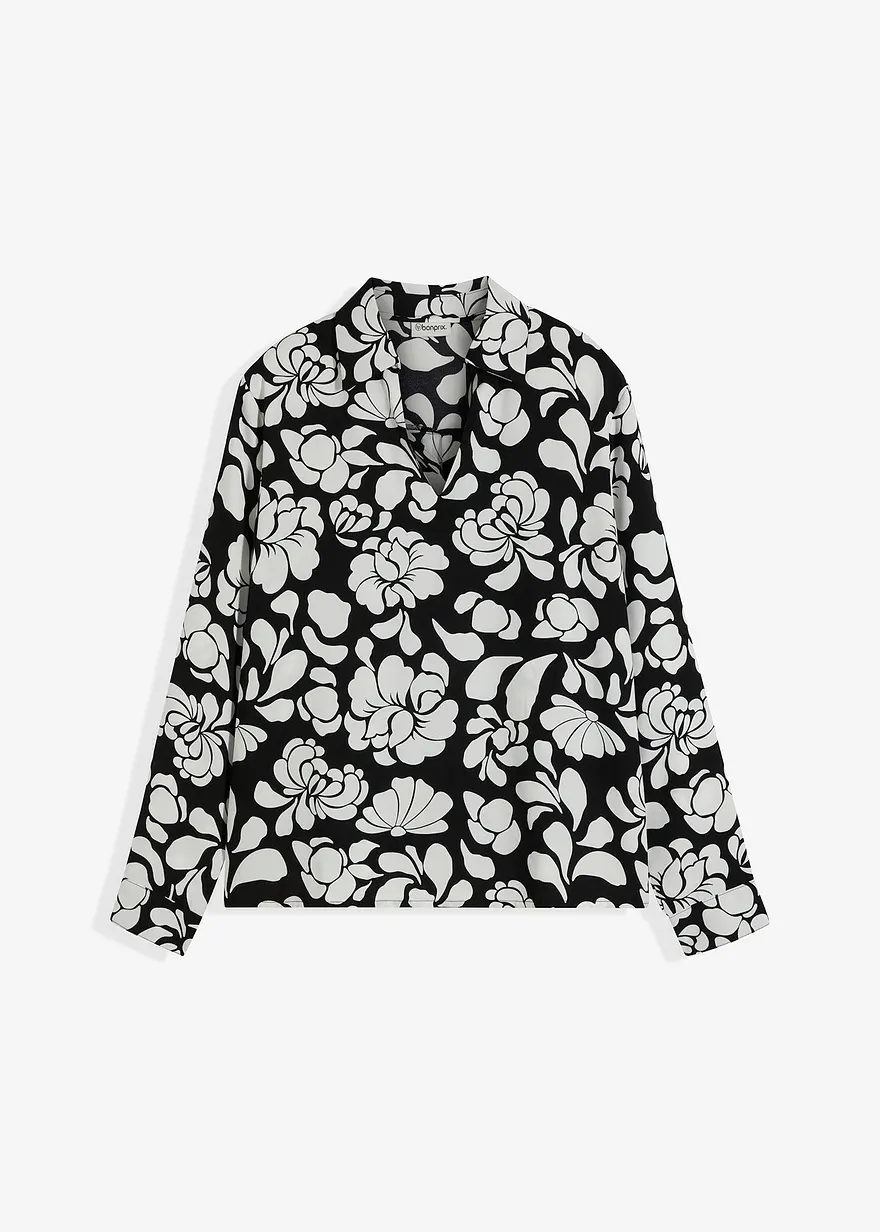 bedruckte Bluse