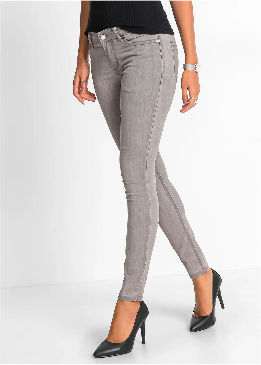 Skinny Jeans Mid Waist, Stretch