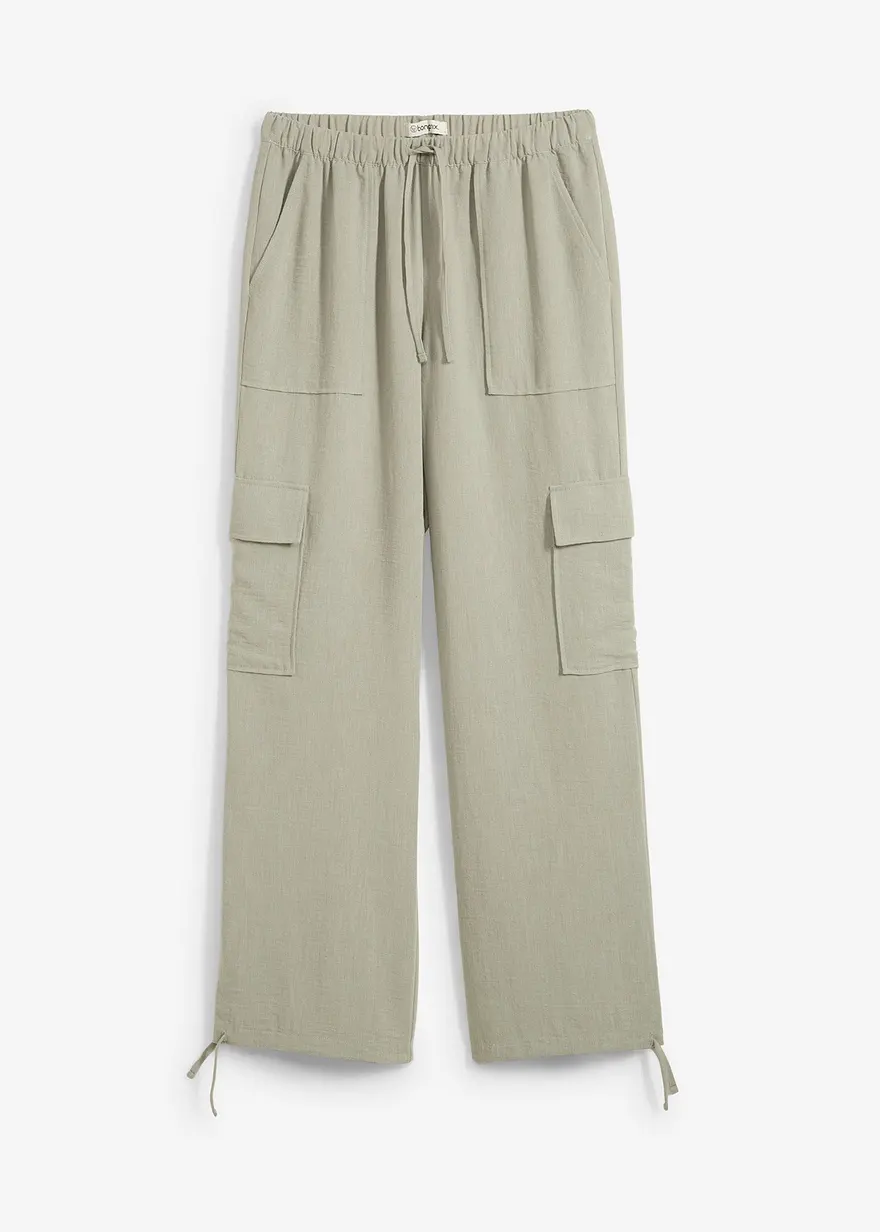 Cargohose aus fließender Qualität
