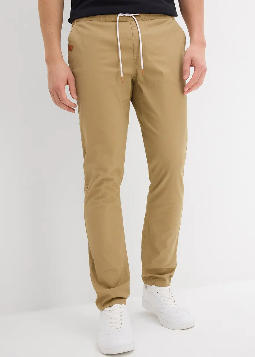 Regular Fit Stretch-Schlupfhose, Straight