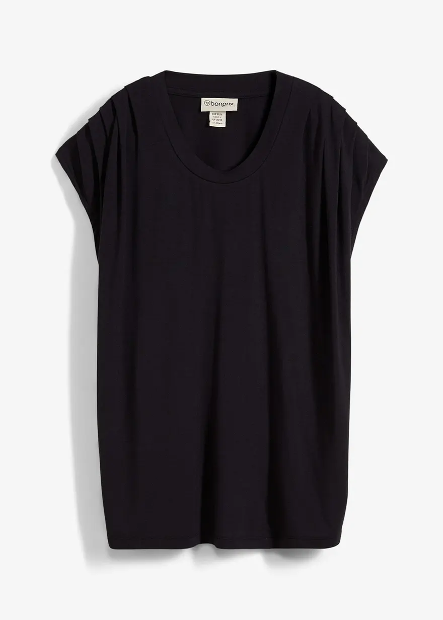 Shirt aus fließendem Viskose-Mix