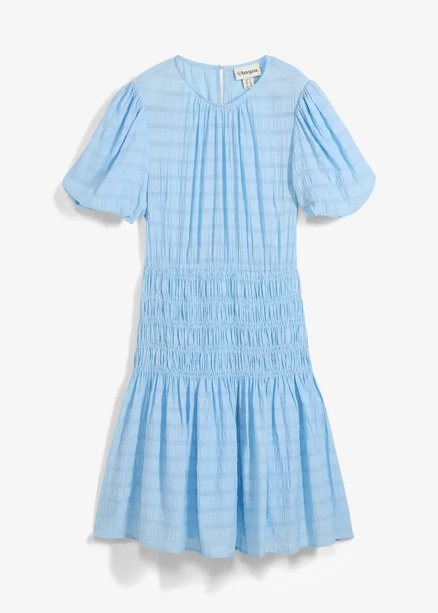 Minikleid mit Smokeinsatz
