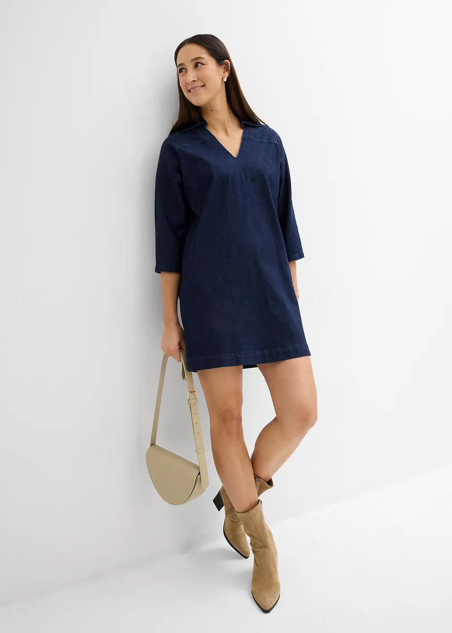 Jeans-Tunika-Kleid