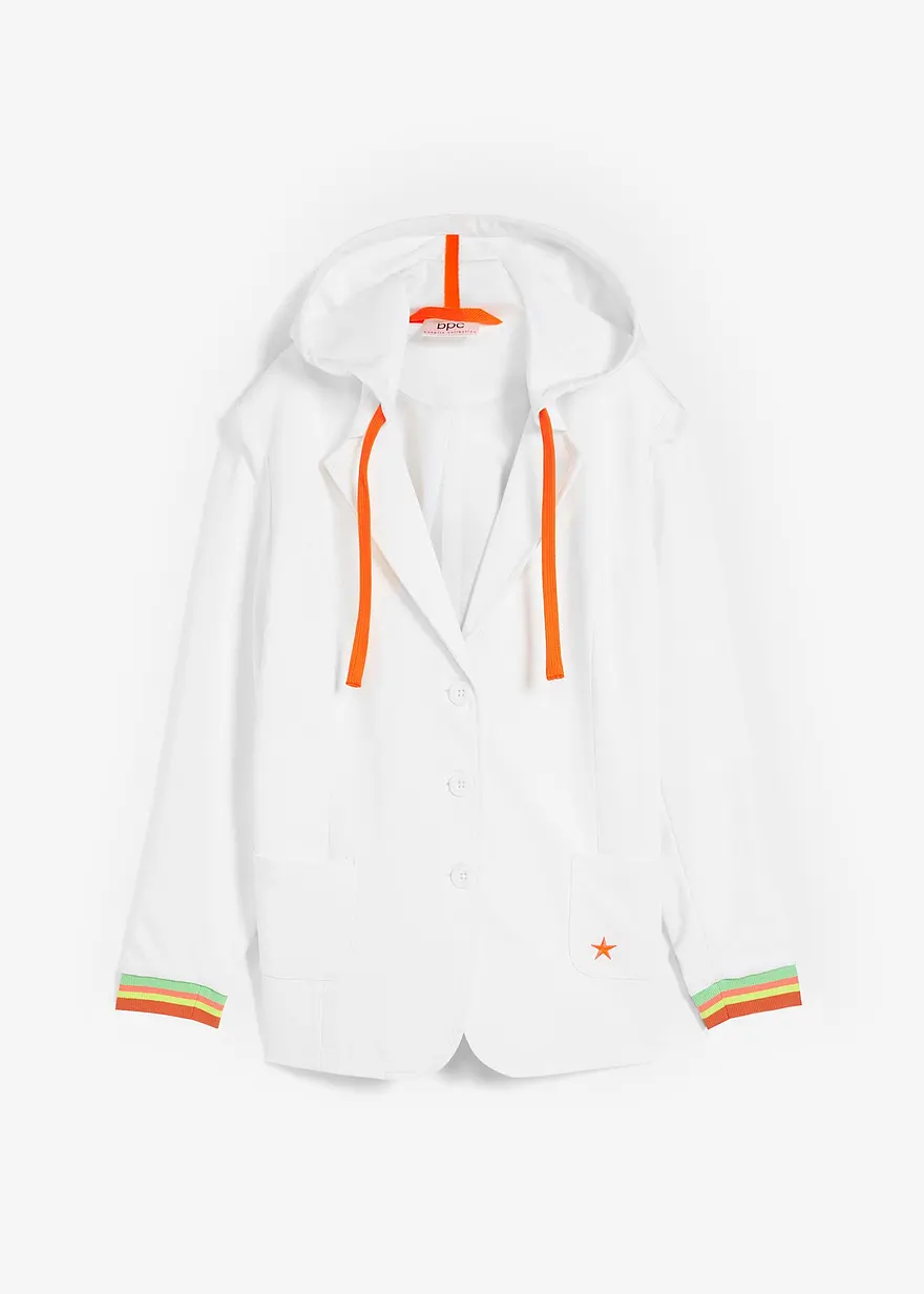 Sweatblazer aus Viskose-Mix