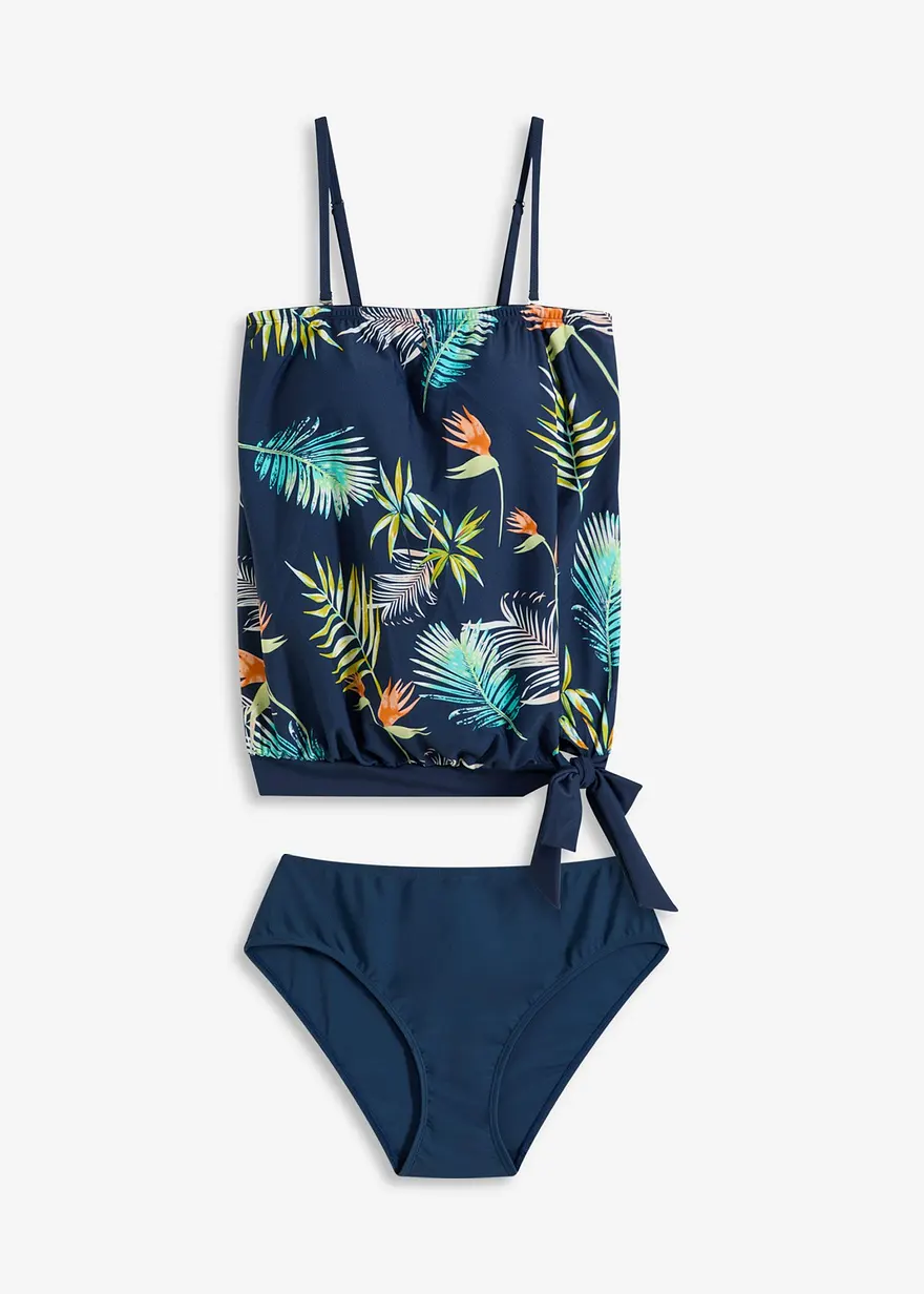Bandeau-Tankini (2-tlg.Set) mit Multiway-Träger