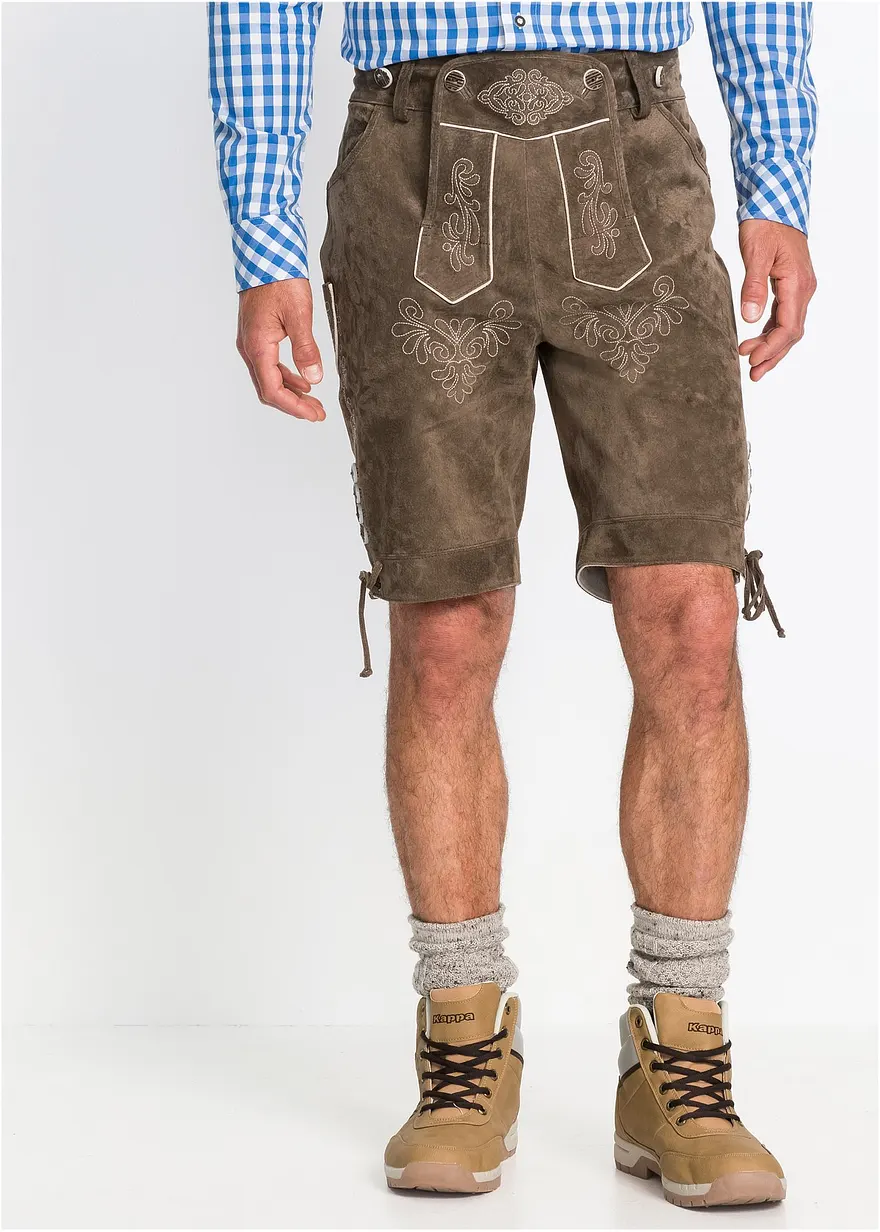 Kurze Trachtenlederhose, Regular Fit