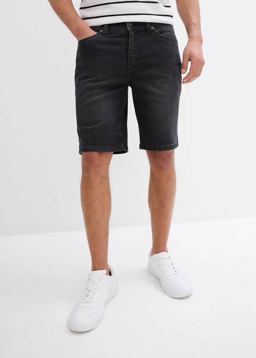 Stretch-Jeans-Bermuda, Regular Fit (2er Pack)