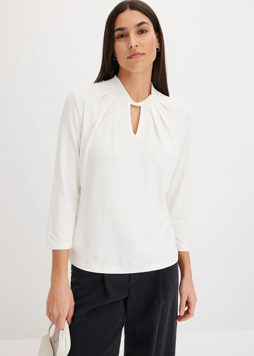 3/4-Arm Shirt mit Twist