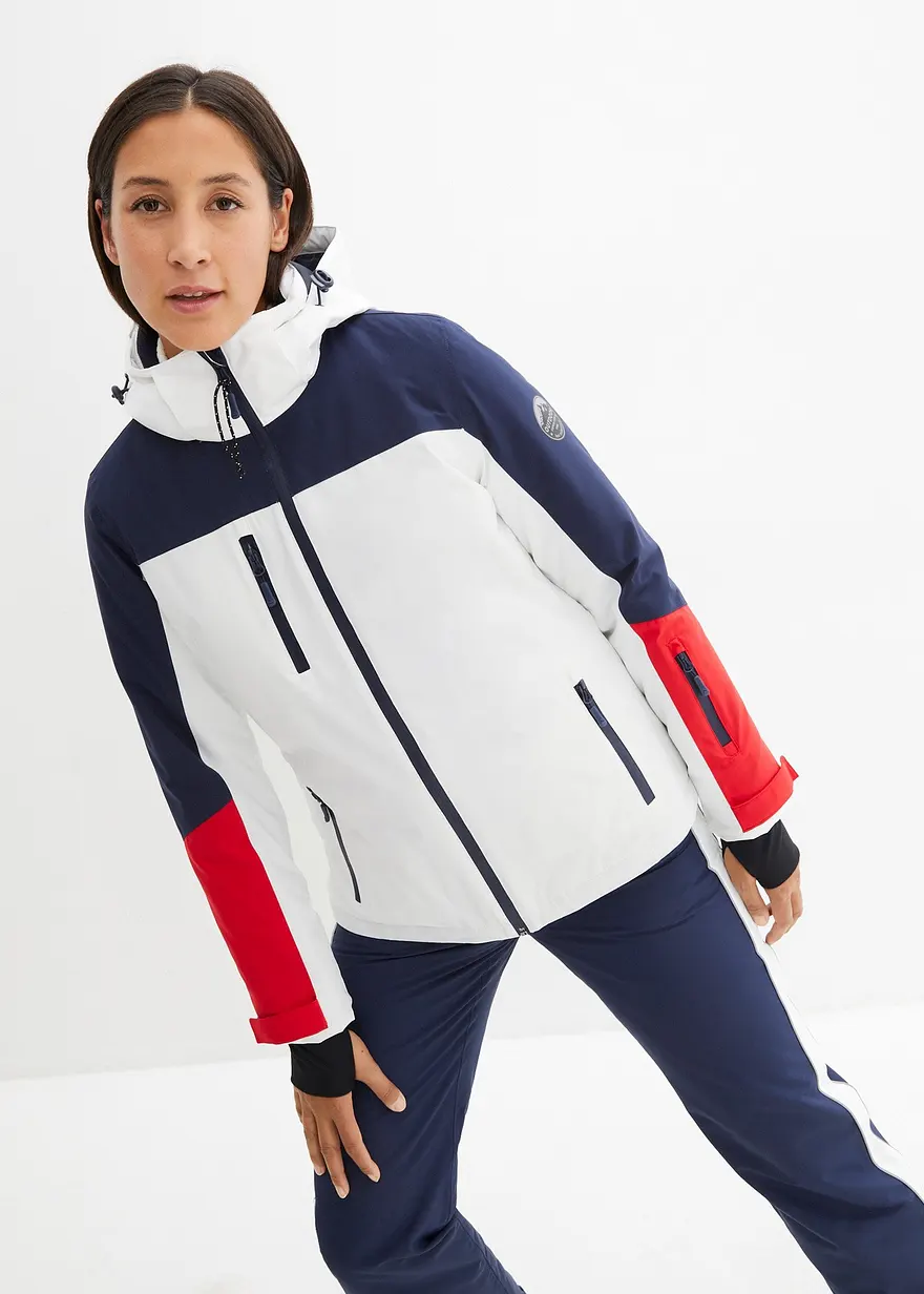 wasserdichte Ski Funktions-Jacke mit Belüftungsschlitzen