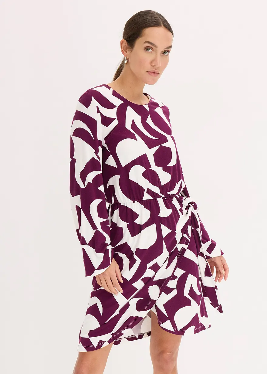Jerseykleid aus softem Viskose-Mix