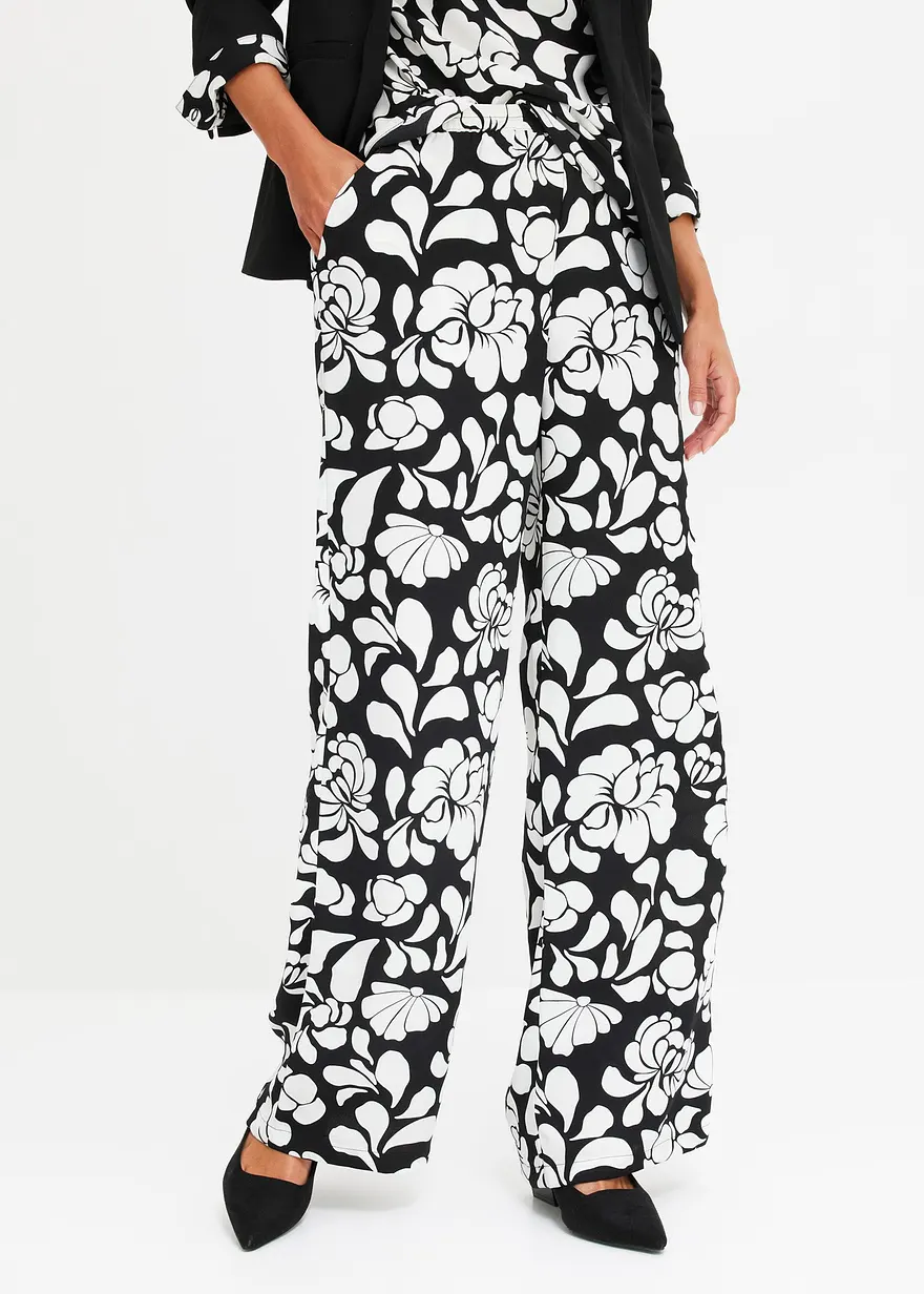 bedruckte Marlenehose