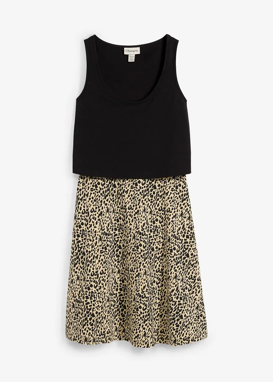 2-in-1 Umstands- und Stillkleid aus Baumwolljersey