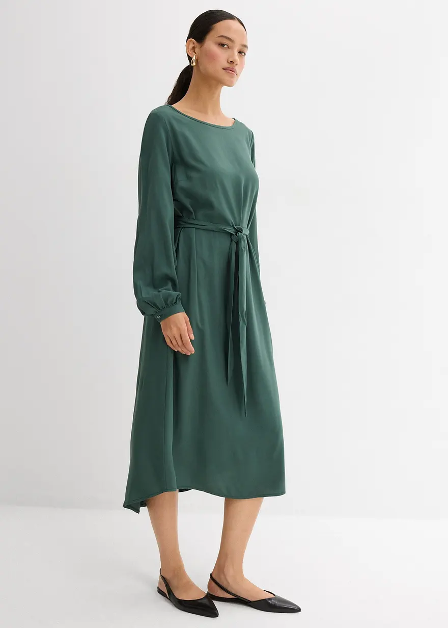Midikleid aus feiner Viskose