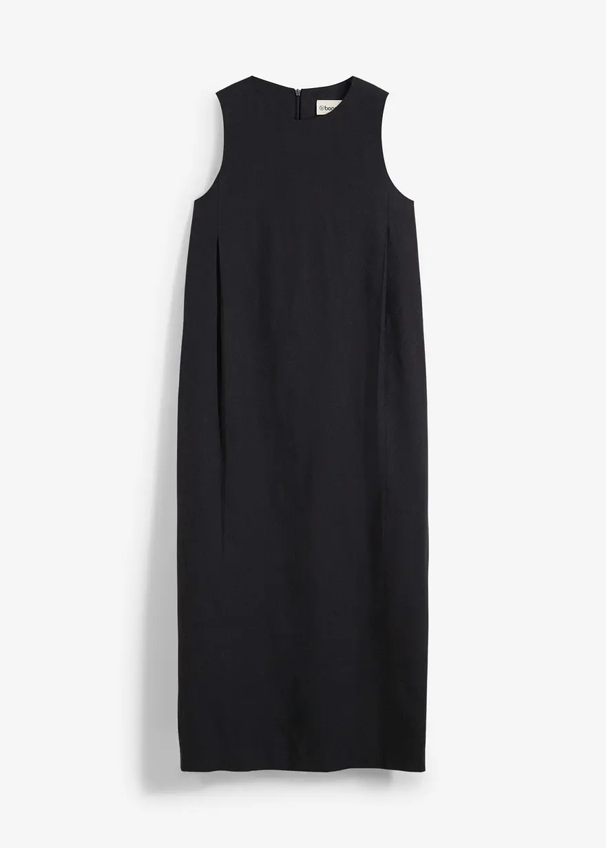 Maxikleid mit Eingriffstaschen aus Viskose-Mix