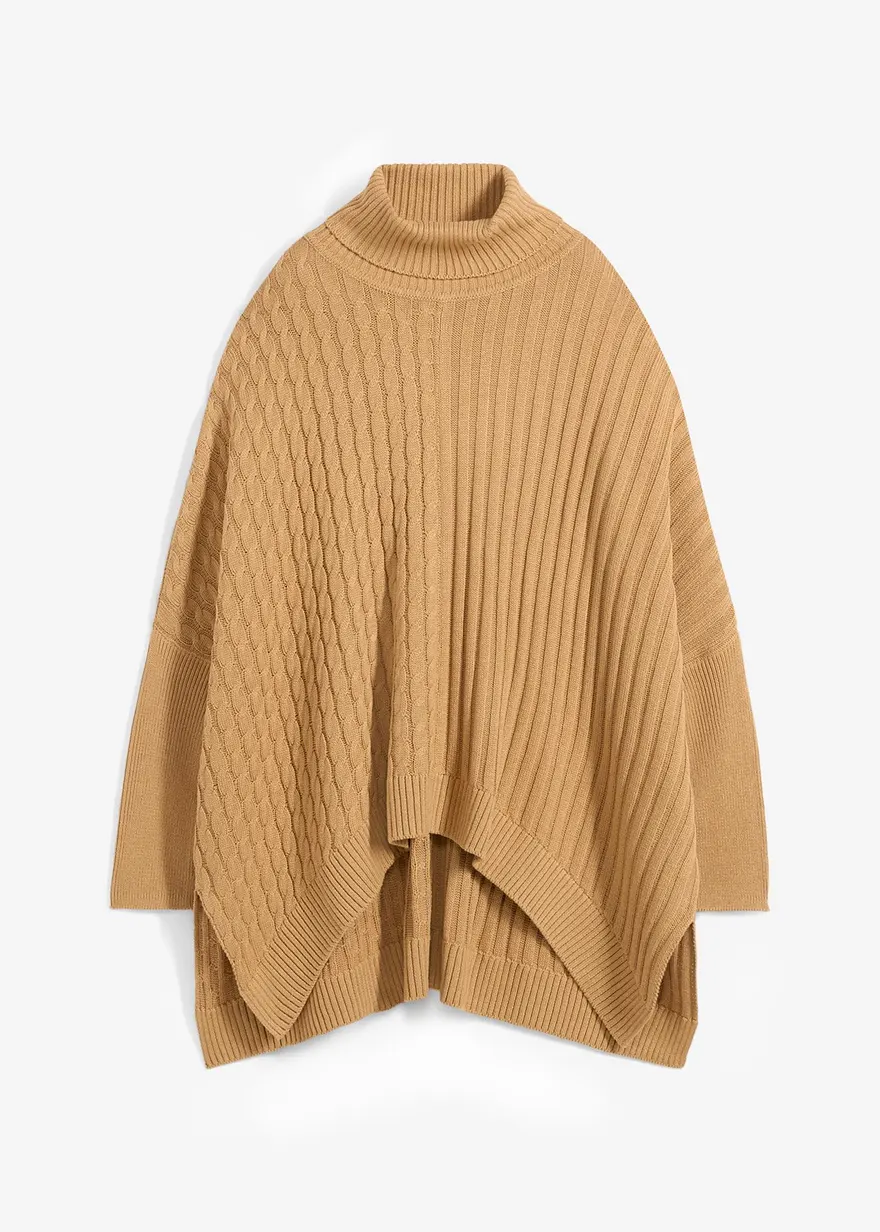 Oversize-Poncho Pullover