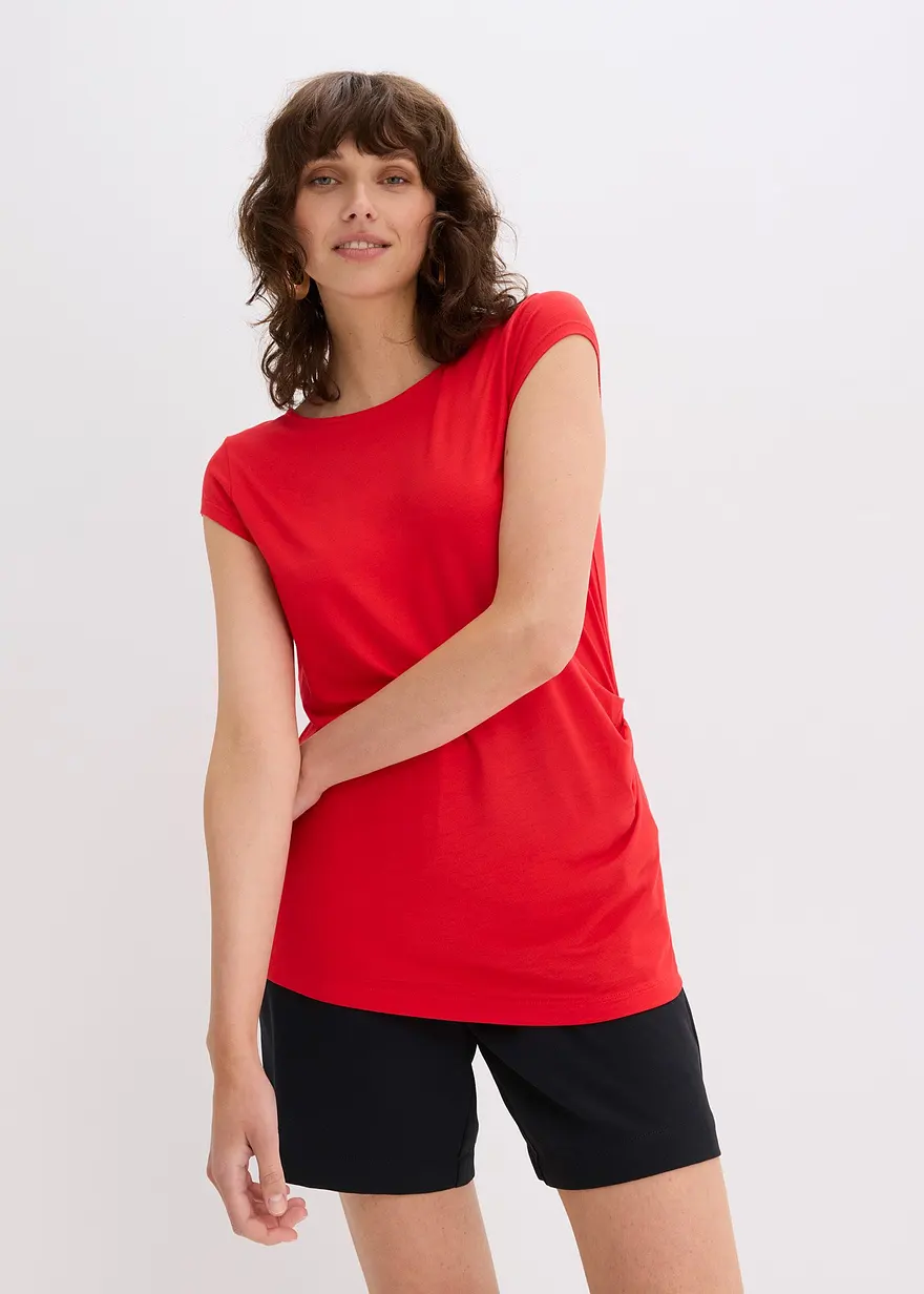 Shirt aus fließender Viskose