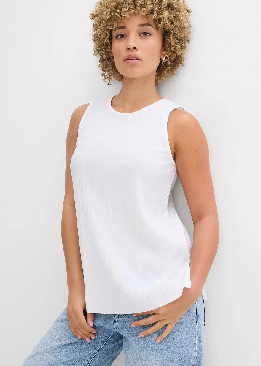 Blusentop aus recyceltem Polyester