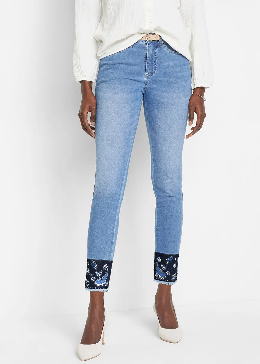 Slim-Fit-Jeans Mid Waist, Stretch