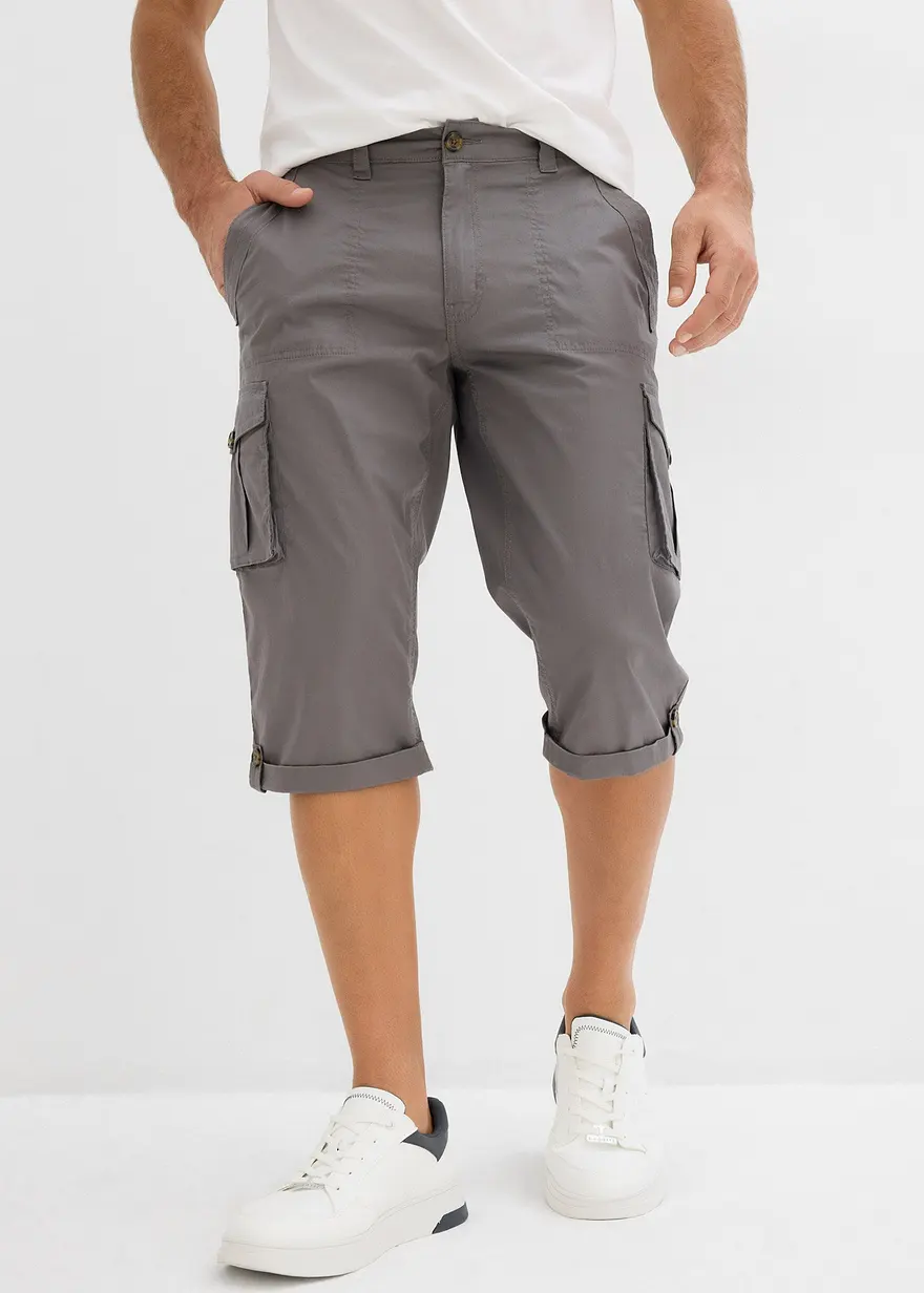 Long-Bermuda mit Komfortbund, Regular Fit