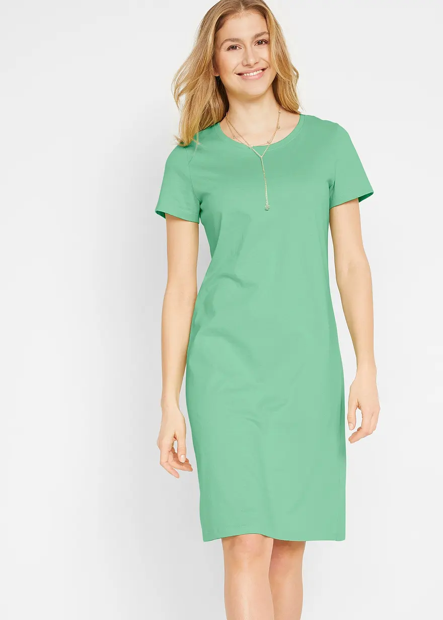 Jerseykleid aus reiner Baumwolle (2er Pack)