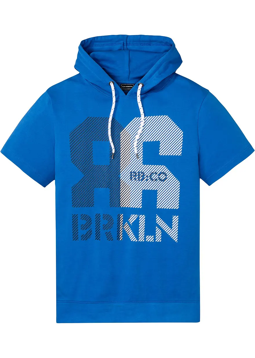 T-Shirt mit Kapuze in schwerer Qualität