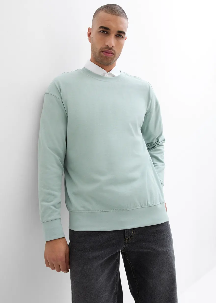 Sweatshirt aus reiner Bio-Baumwolle, Loose Fit
