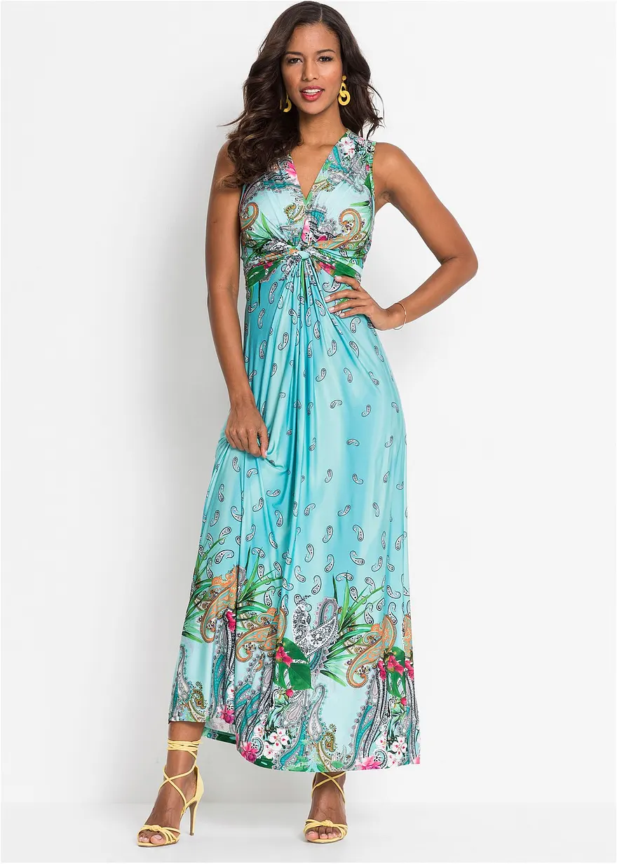 Zauberhaftes Maxikleid mit schönem Muster