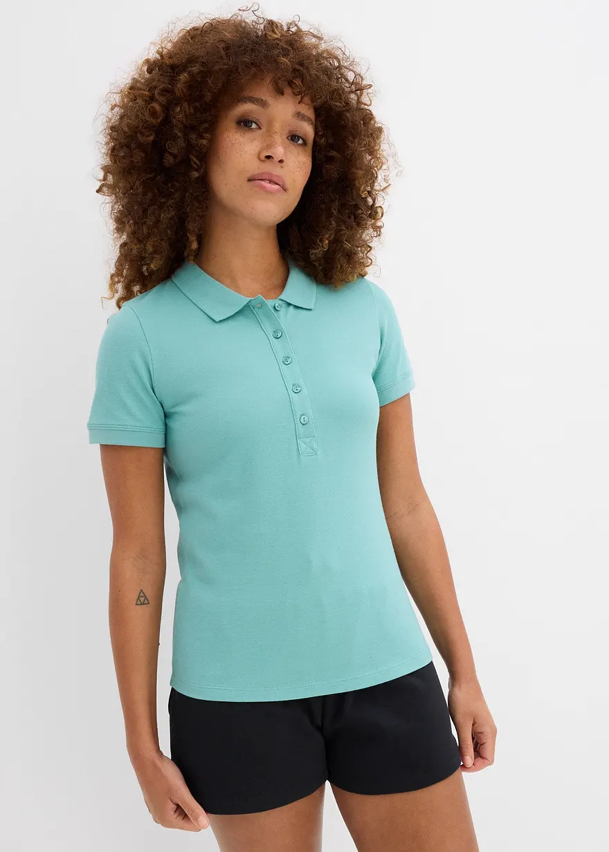Piqué-Poloshirt aus reiner Bio-Baumwolle