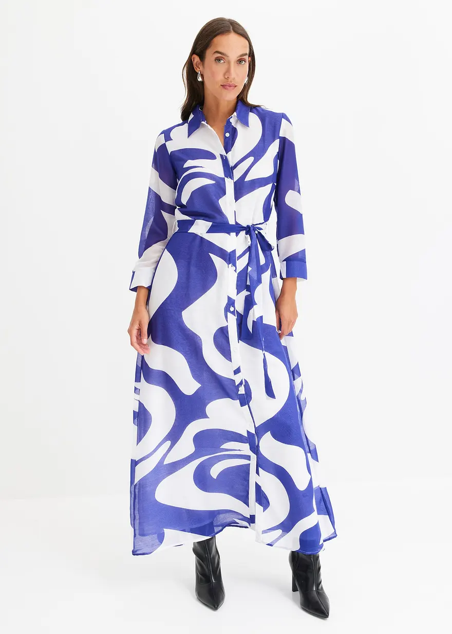 bedrucktes Midikleid