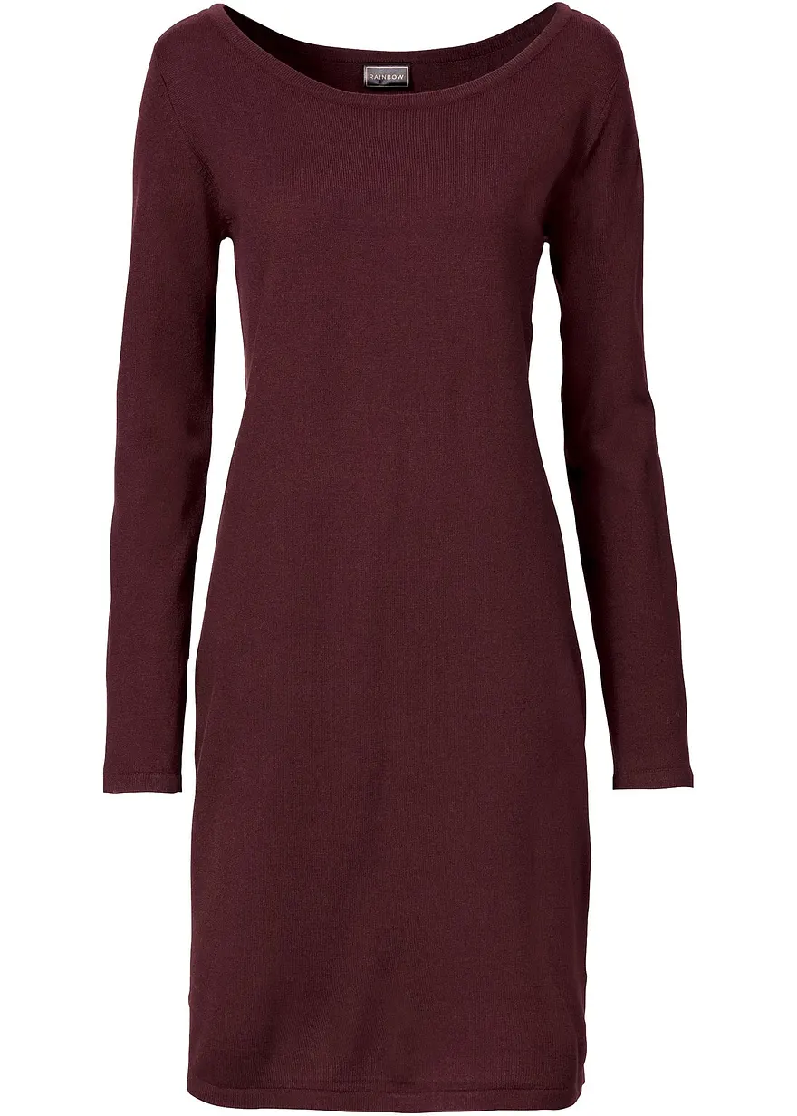 Strickkleid mit legerem Schnitt