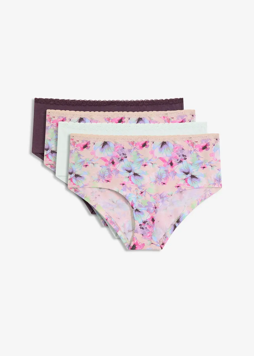 Maxipanty (4er Pack) mit Bio-Baumwolle