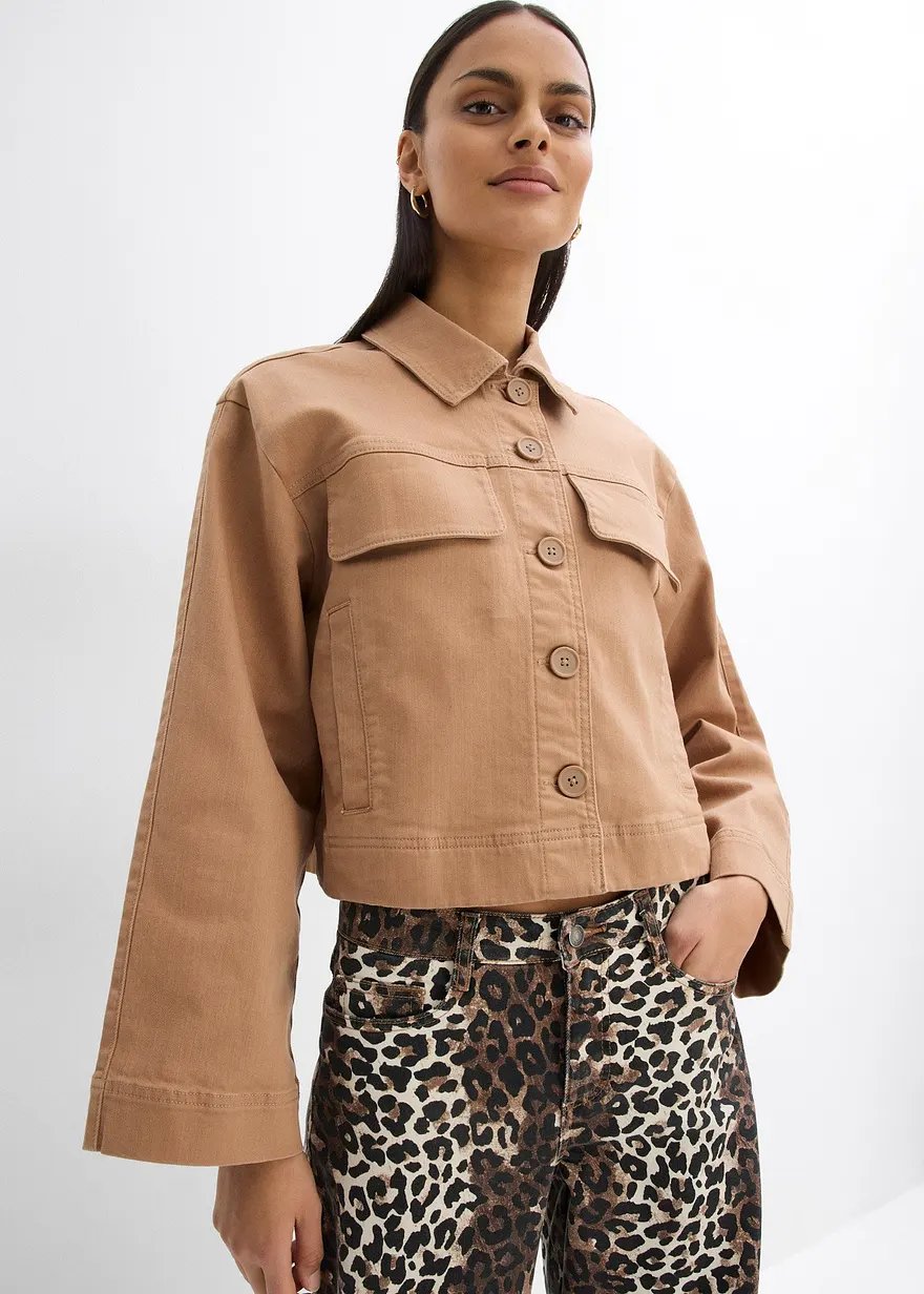 Kurze Twill-Jacke