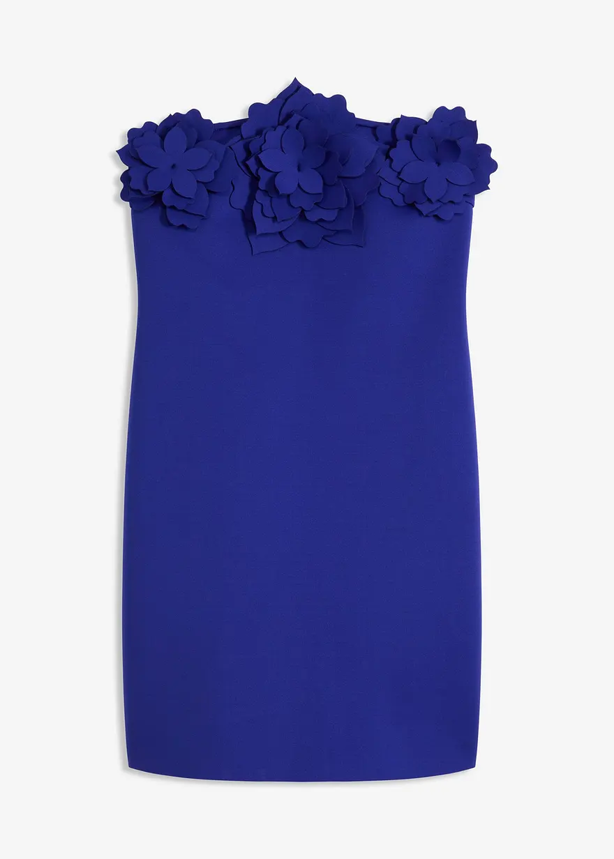 Bandeau-Kleid aus fester Scuba-Qualität