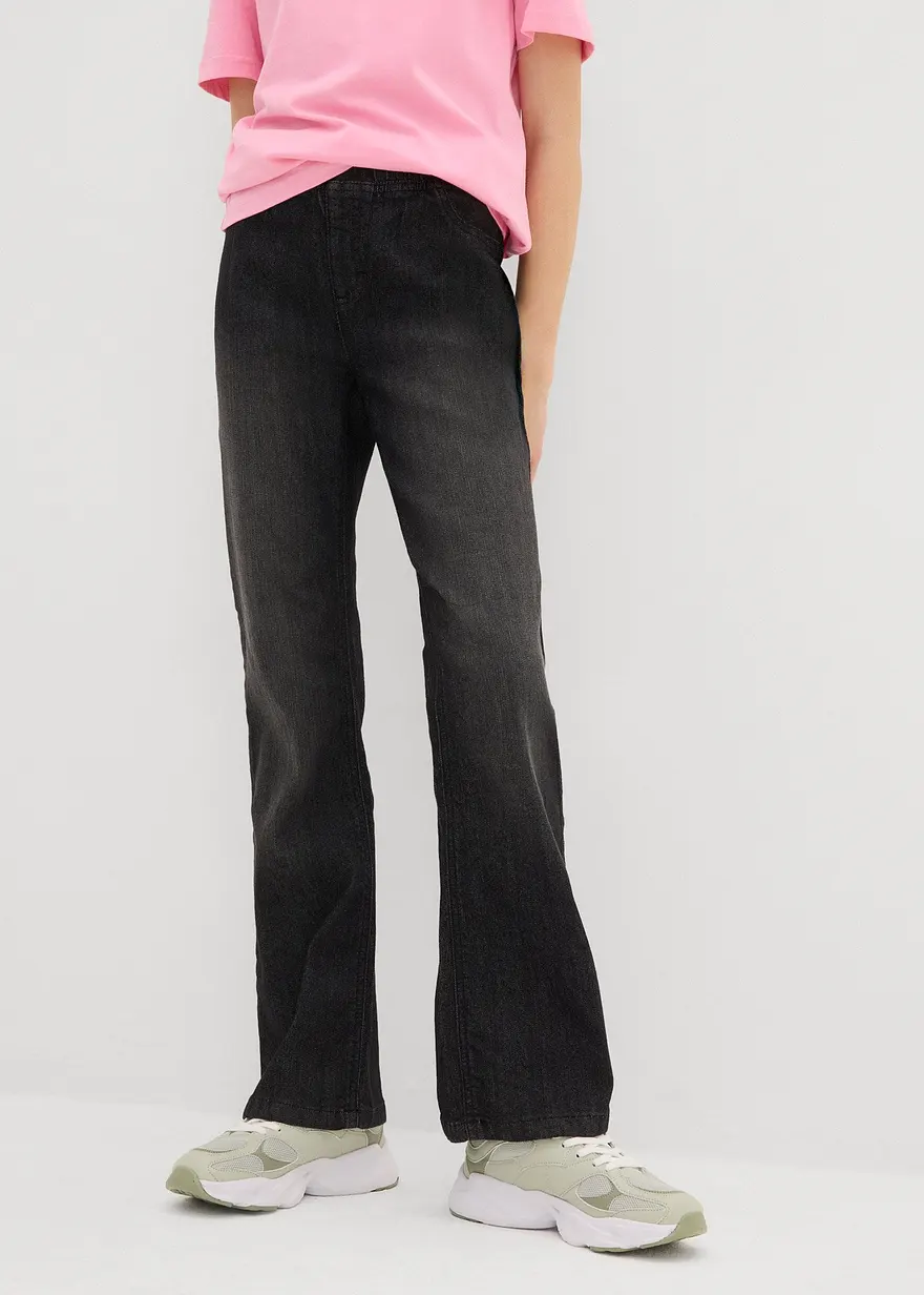 Jeggings Mid-Waist, Flared